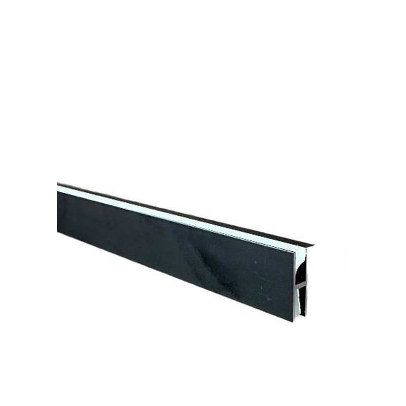 Nábytkový zafrézovateľný profil čierny CC46 18,5 x 8,5mm
