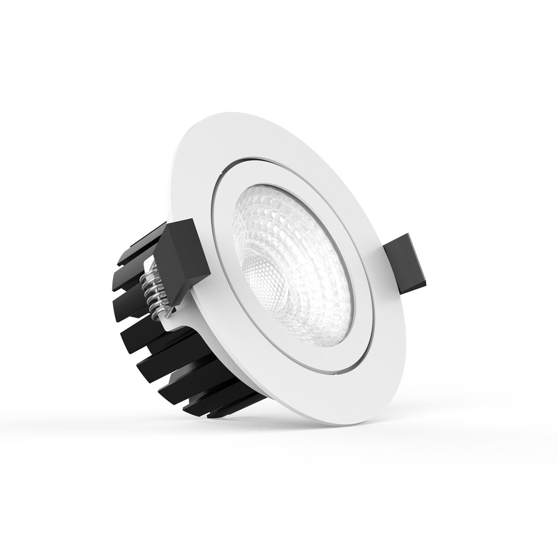 LED svietidlo zápustne CIRCULUS biele, 8W, neutrálna biela, 230V, IP65