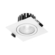 LED svietidlo zápustne QUADRATUM biele, 8W, teplá biela, 230V, IP65