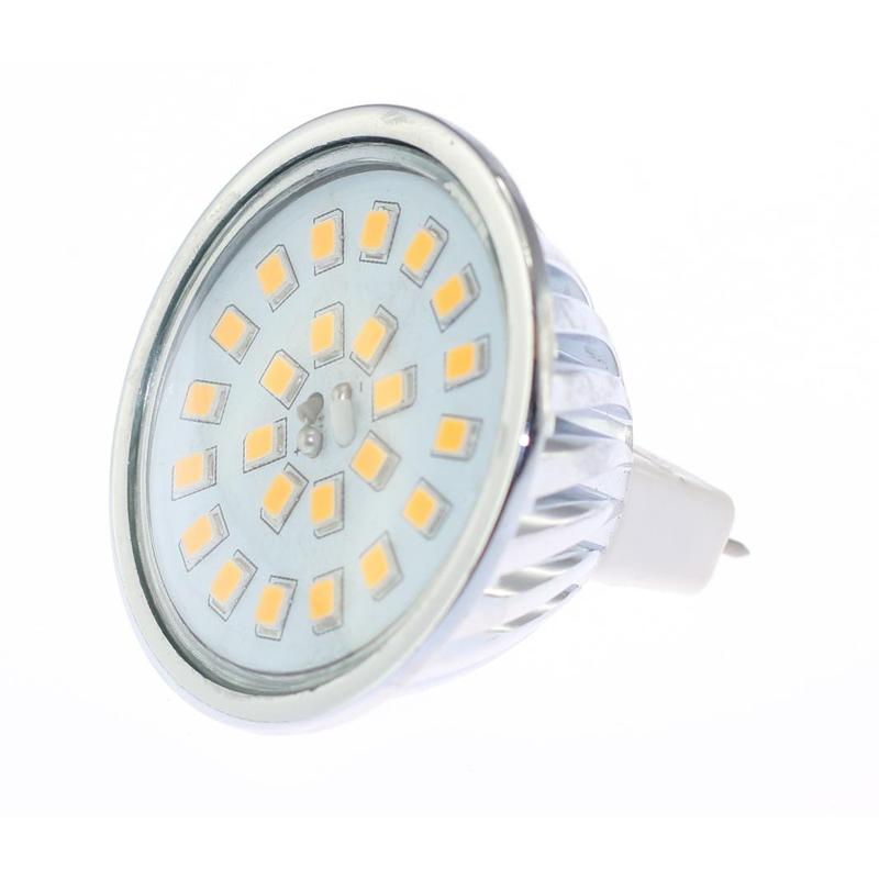 LED žiarovka 4,5W, MR16, studená biela, SMD2835
